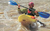 No activity is out of bounds for Weinhenmayer, who enjoys kayaking among other sports
